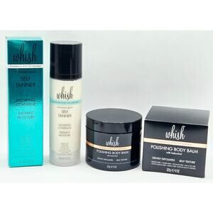 Whish Sun Kissed Agave Self Tanner 5oz and Polishing Bakuchiol Body Balm 8 oz